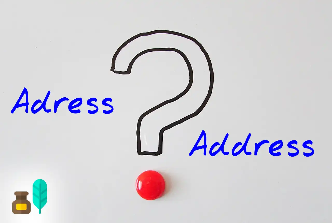 adress or address